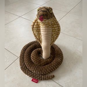 FAO Schwartz King Cobra Plushie